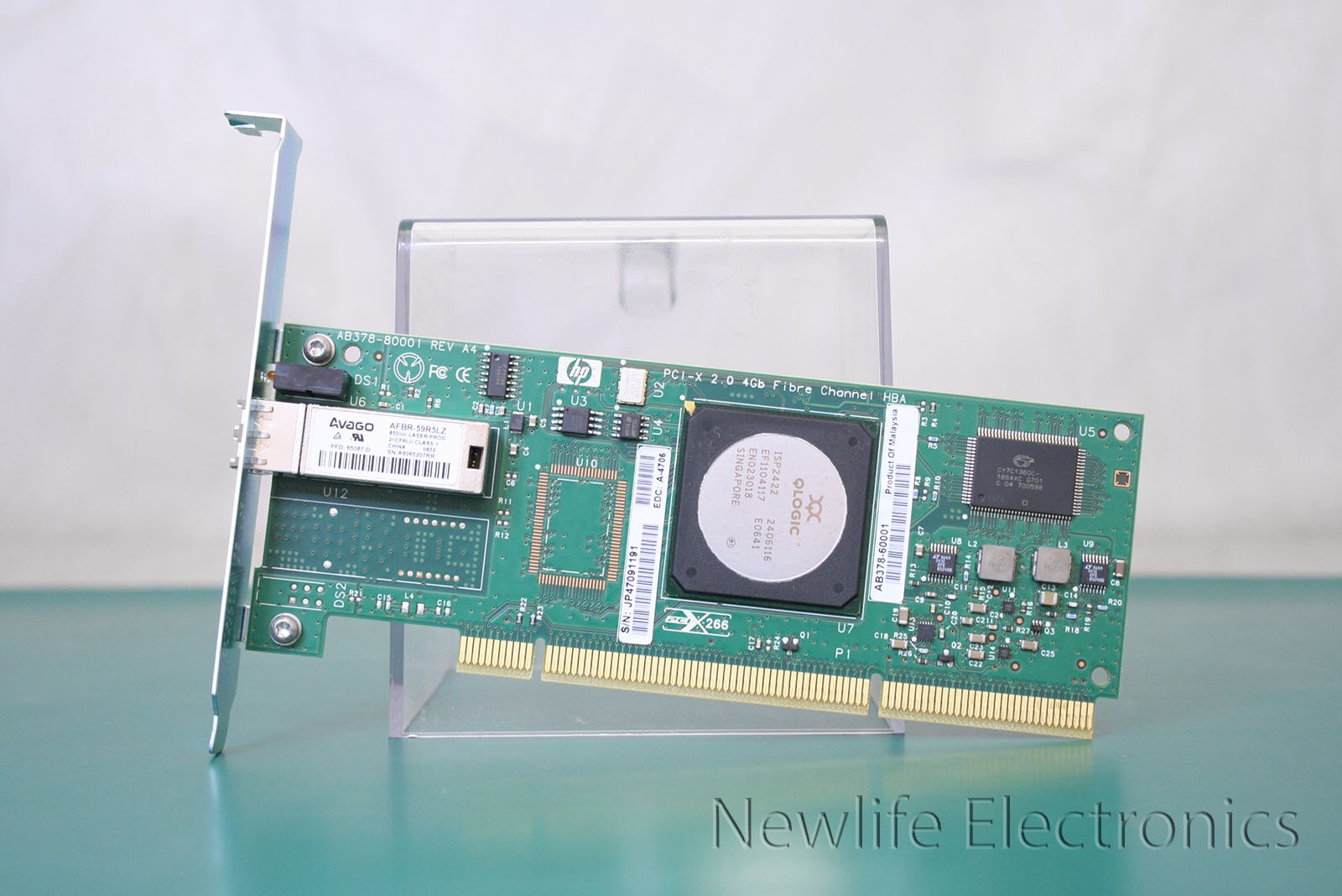 HP AB378-69001 PCI-X 2.0 Single-port 4GB FC Adapter AB378-60001 AB378A