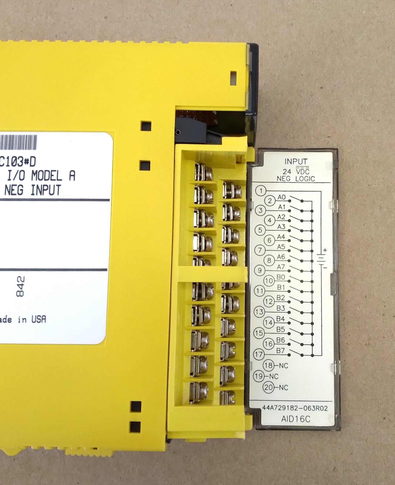 FANUC A03B-0807-C103#D, AID16C#D, I/O MODEL A