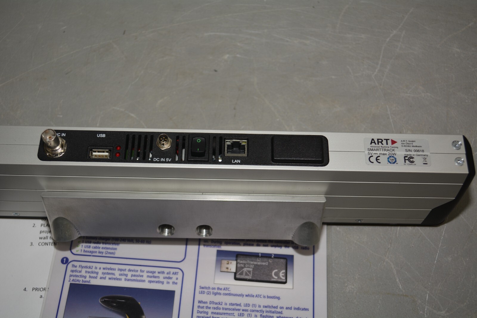 ^ ART Smarttrack Active Optical Tracking System / Flystick 2 #X3122