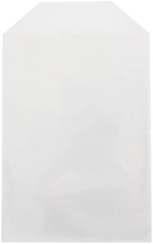 Space-Saving Clear Storage Pockets - 50 Count - 6.75 x 9.5 for Easy Organization