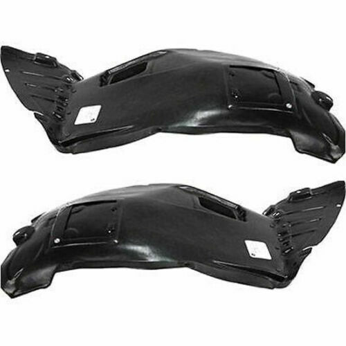 Front Driver & Passenger Front Section Fender Liner Set For 06-12 BMW 3 Series