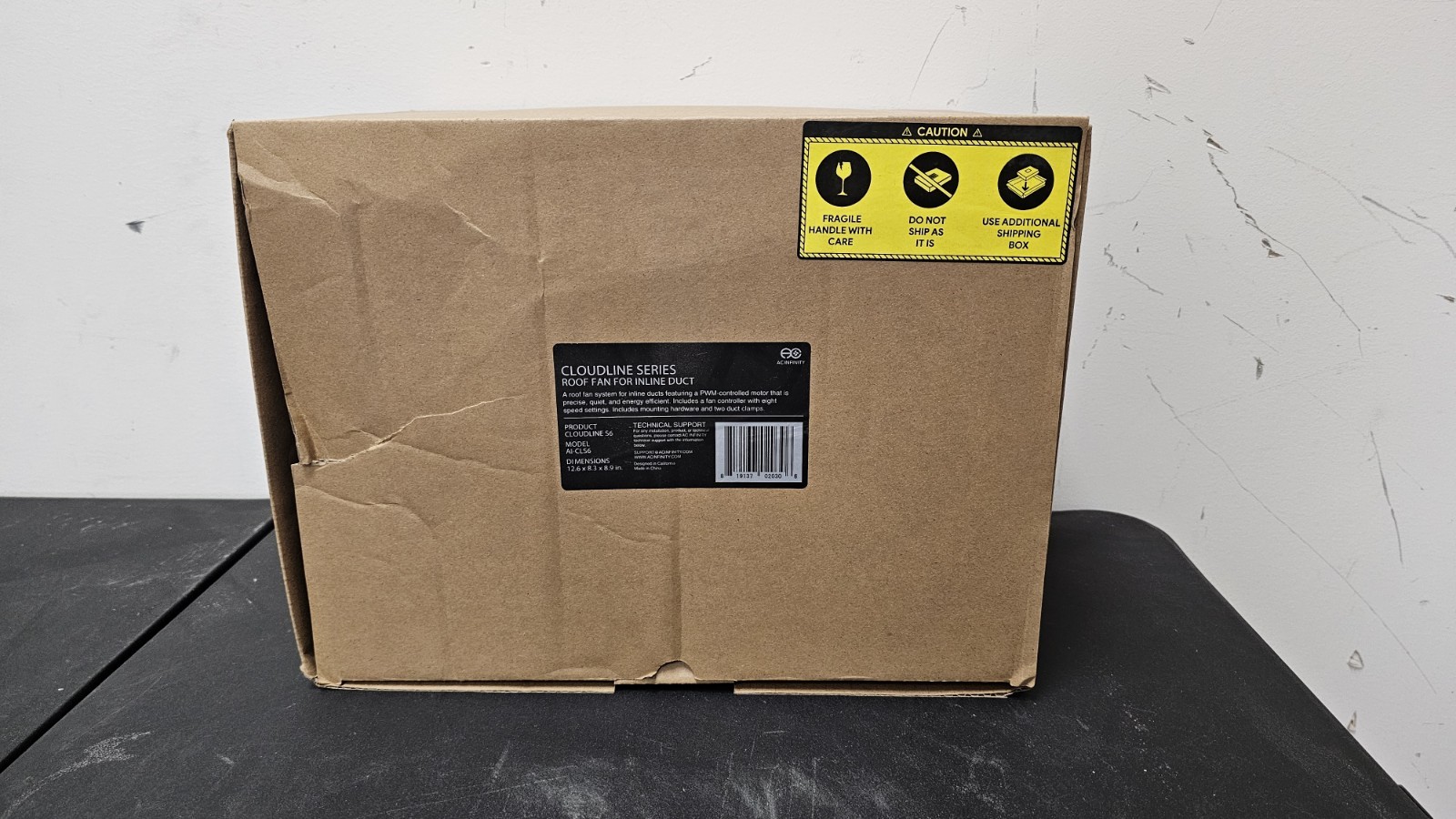 AC infinity Cloudline Series S6 Roof Fan For Inline Duct AI-CLS6