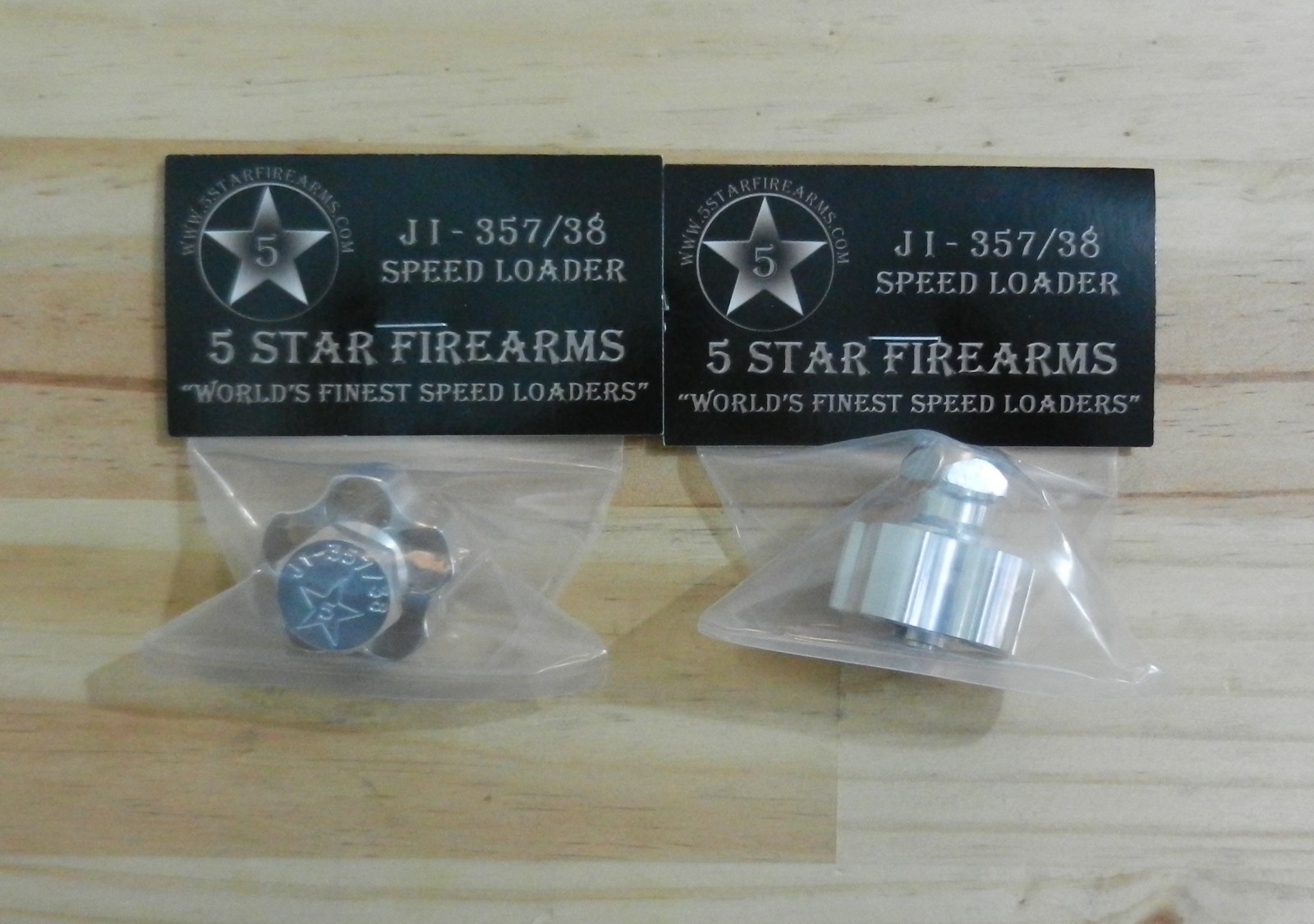 Aluminum Speedloader;  S&W, Taurus, Ruger SP101, Rossi; 2pk; J1-357/38