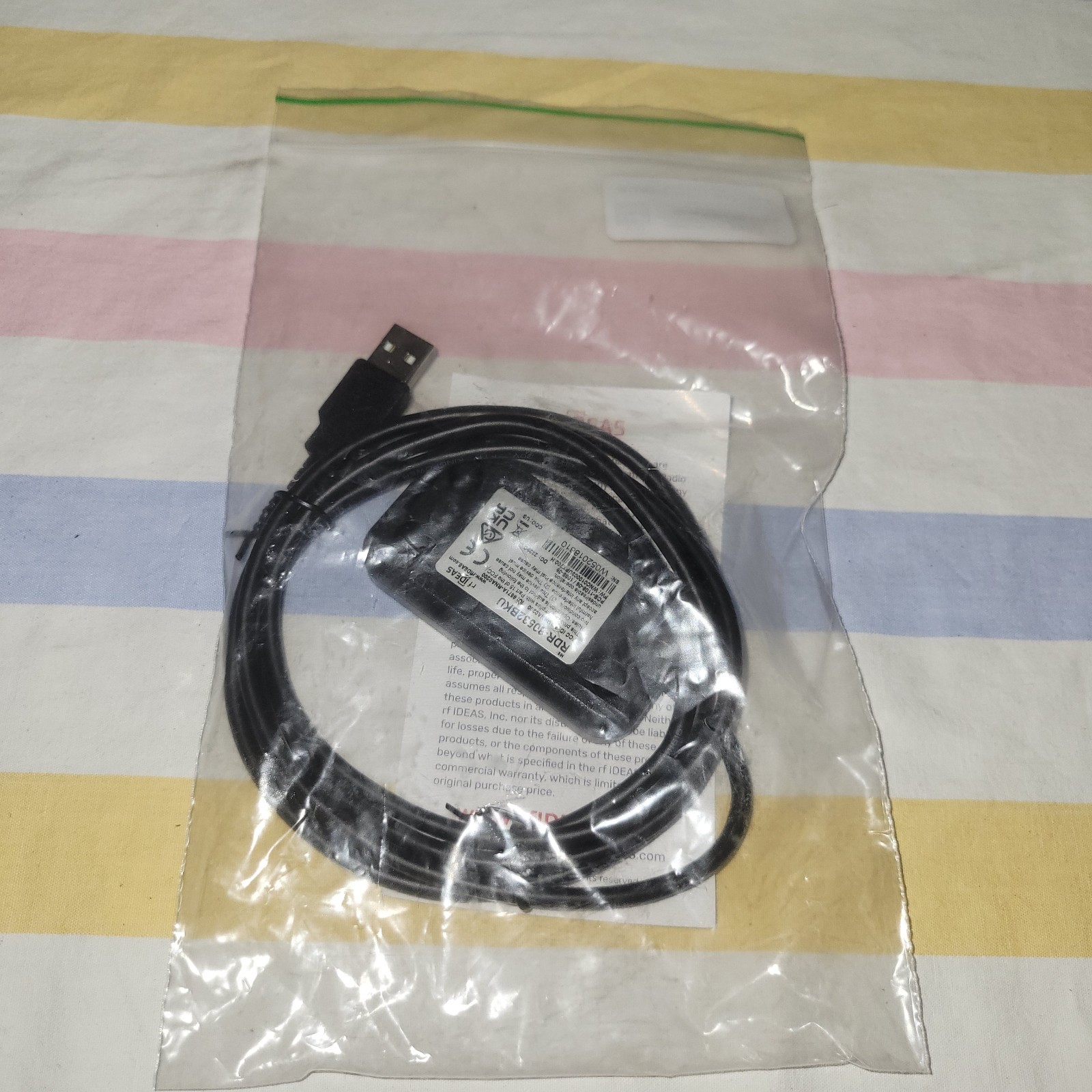 RF IDEAS RDR-80531BKU WAVE ID Plus Mini V3 Black USB Keystroke Reader