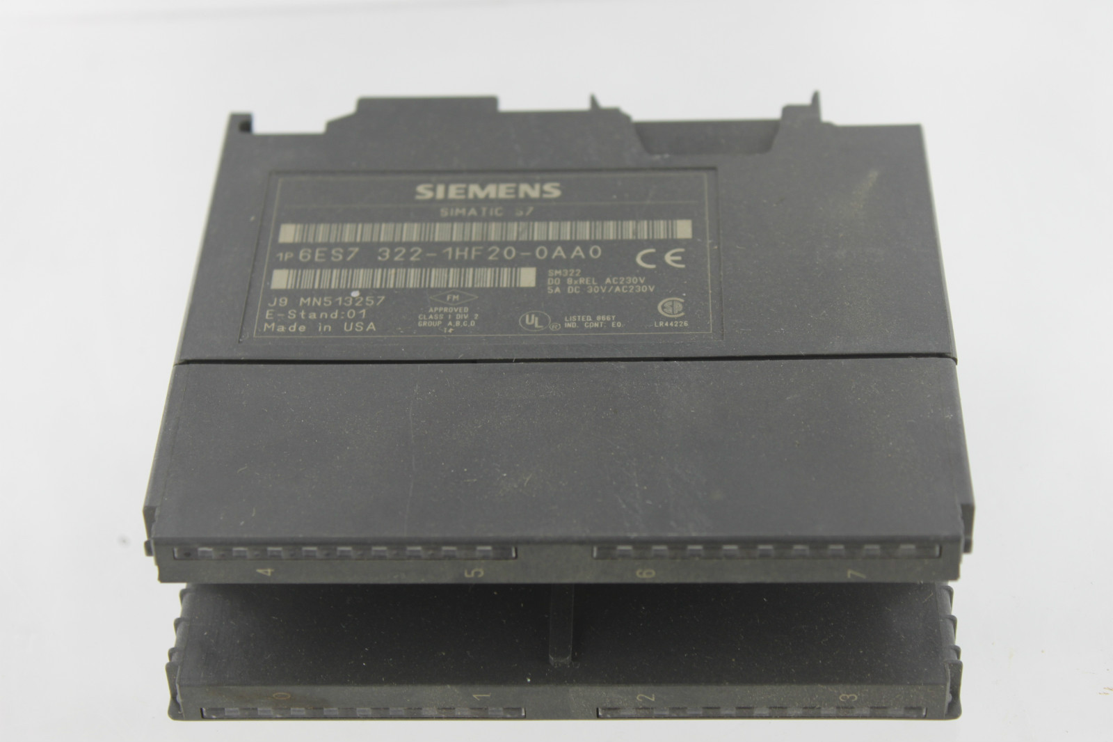 SIEMENS 6ES7-322-1HF20-0AA0 MODULE OUTPUT RELAY 8POINT
