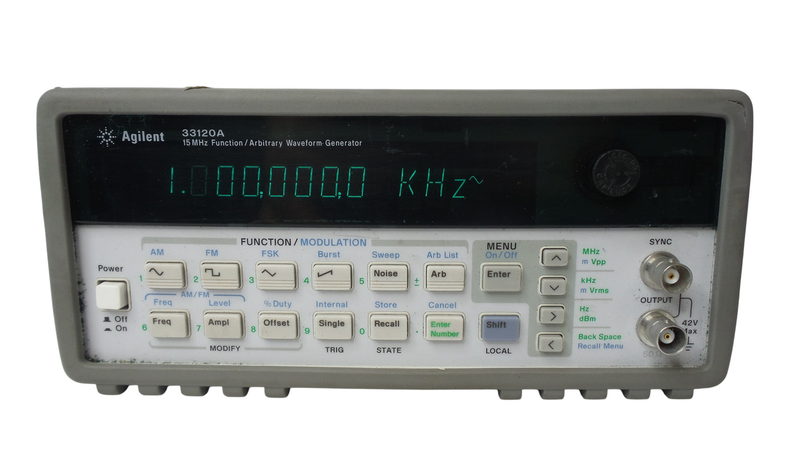 Agilent 33120A -15MHz Function Arbitrary Waveform Generator - Free Shipping