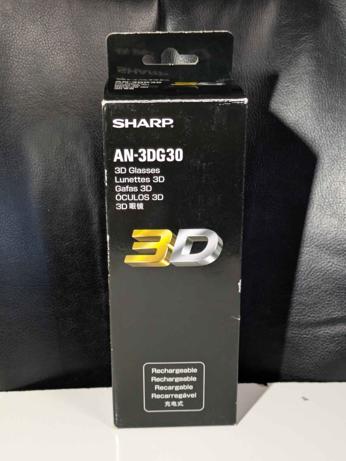 NIB Sharp 3D Glasses Rechargeable (Not Charging) 3D Glasses Sharp AN-3DG30