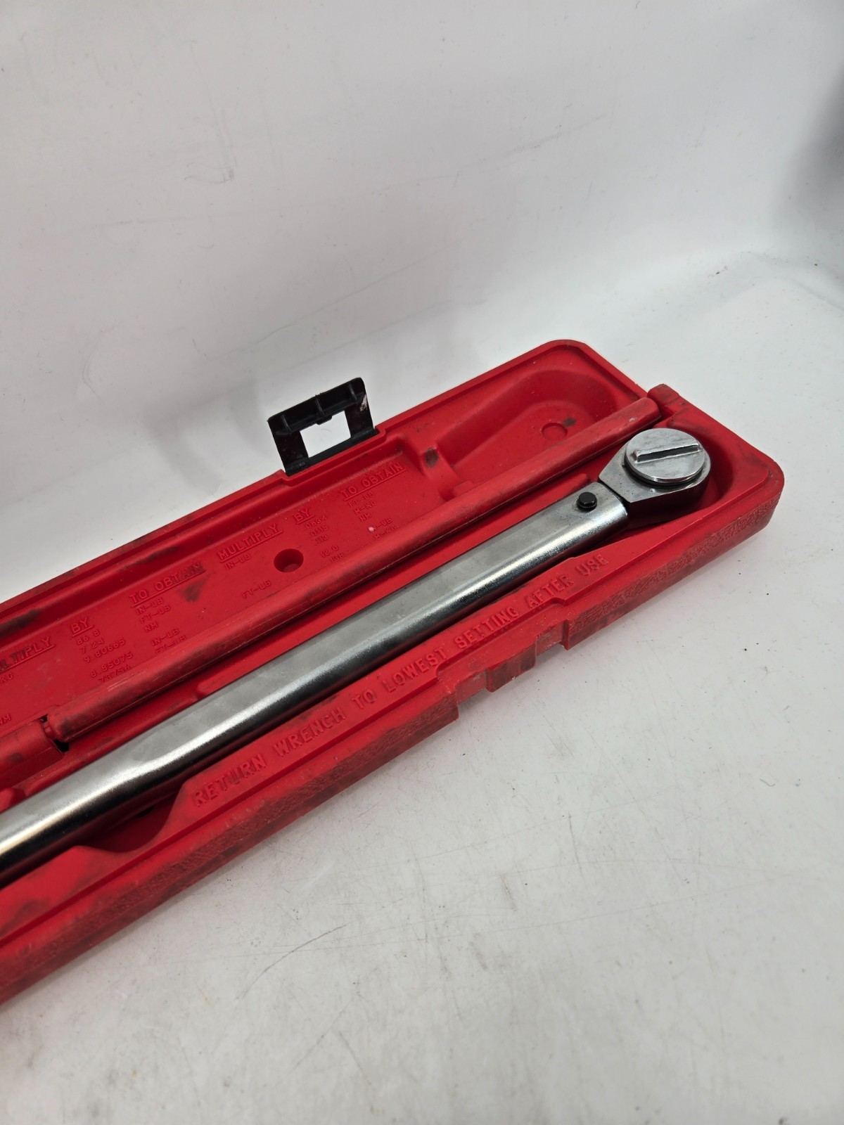 Matco Tools T150FR 1/4" TORQUE WRENCH with Case