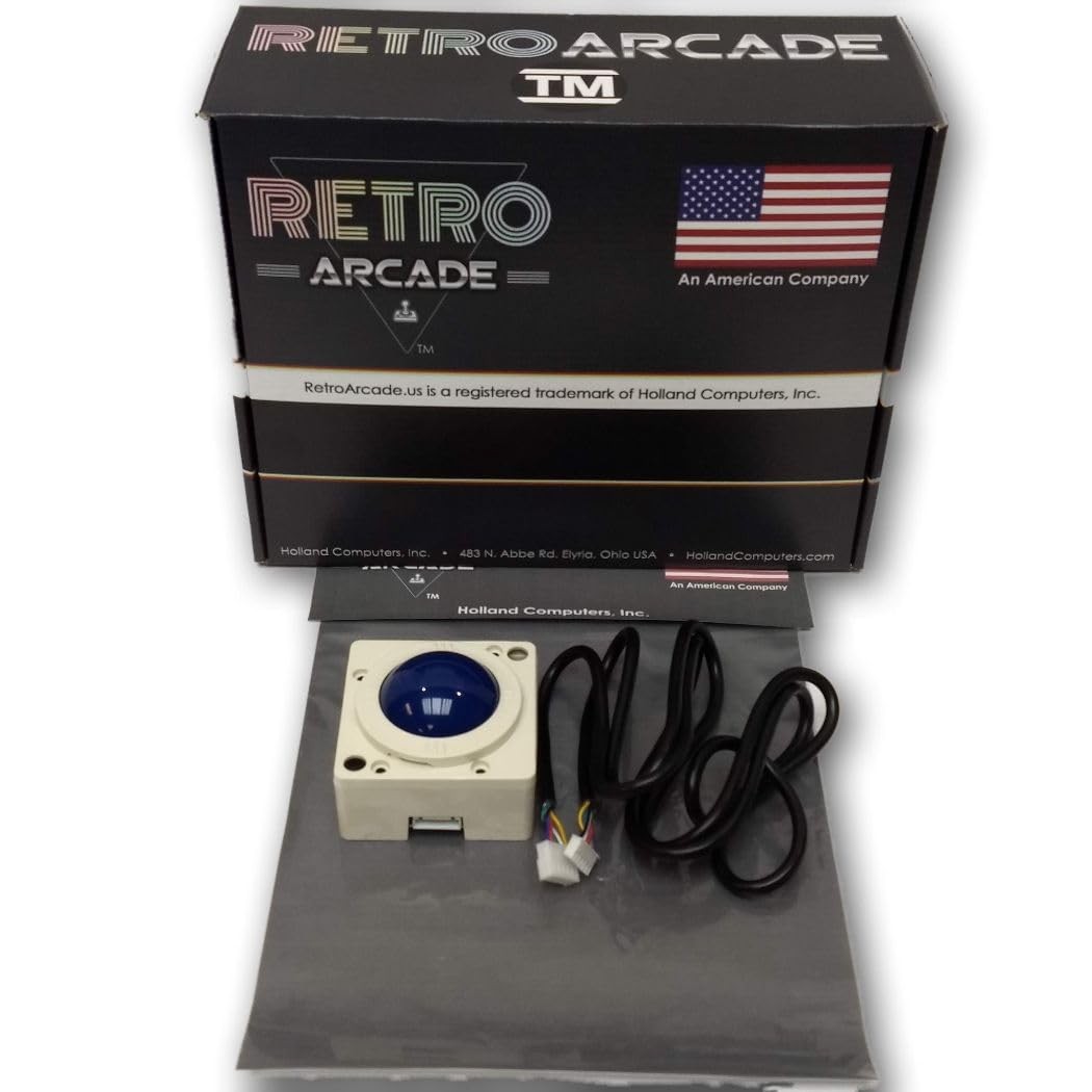 RetroArcade.us Track Ball - 2 inch 2.8125 x x 1.375 inches, Multicolor