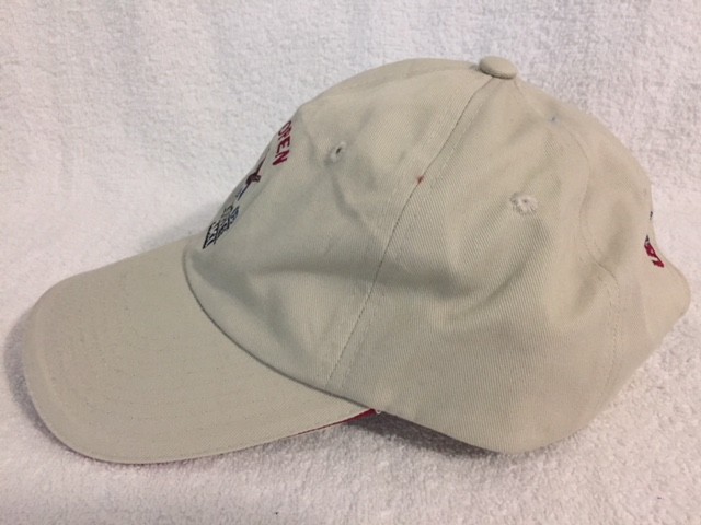 US Open 2009 Bethpage Black Golf Cap Hat Adjustable Tan 100% Cotton USGA Member