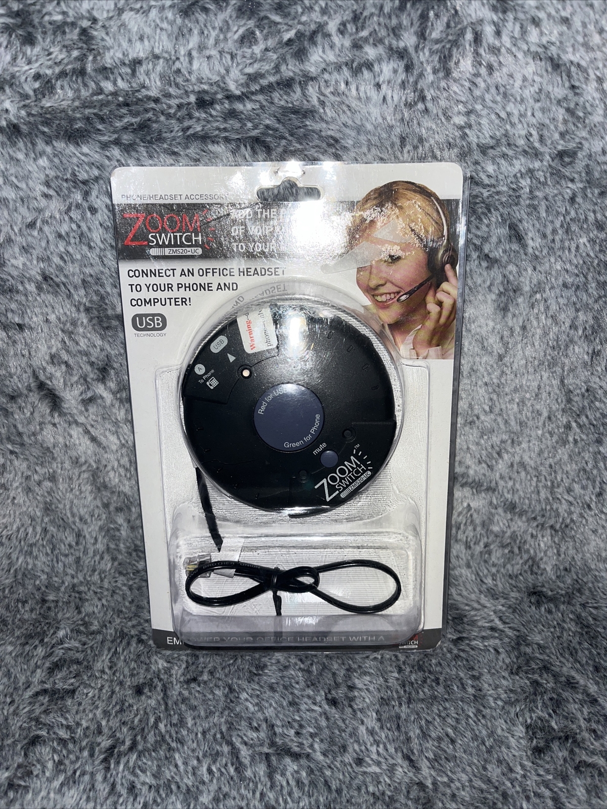 ZOOMSWITCH ZMS20-UC  HEADSET ADAPTER