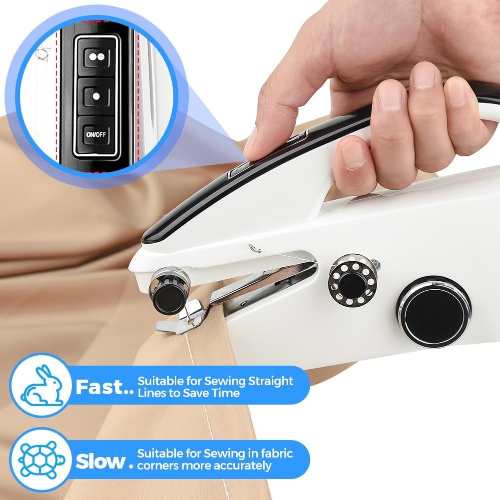 Handheld Sewing Machine Mini Electric Handy Sewing Machine Quick Portable