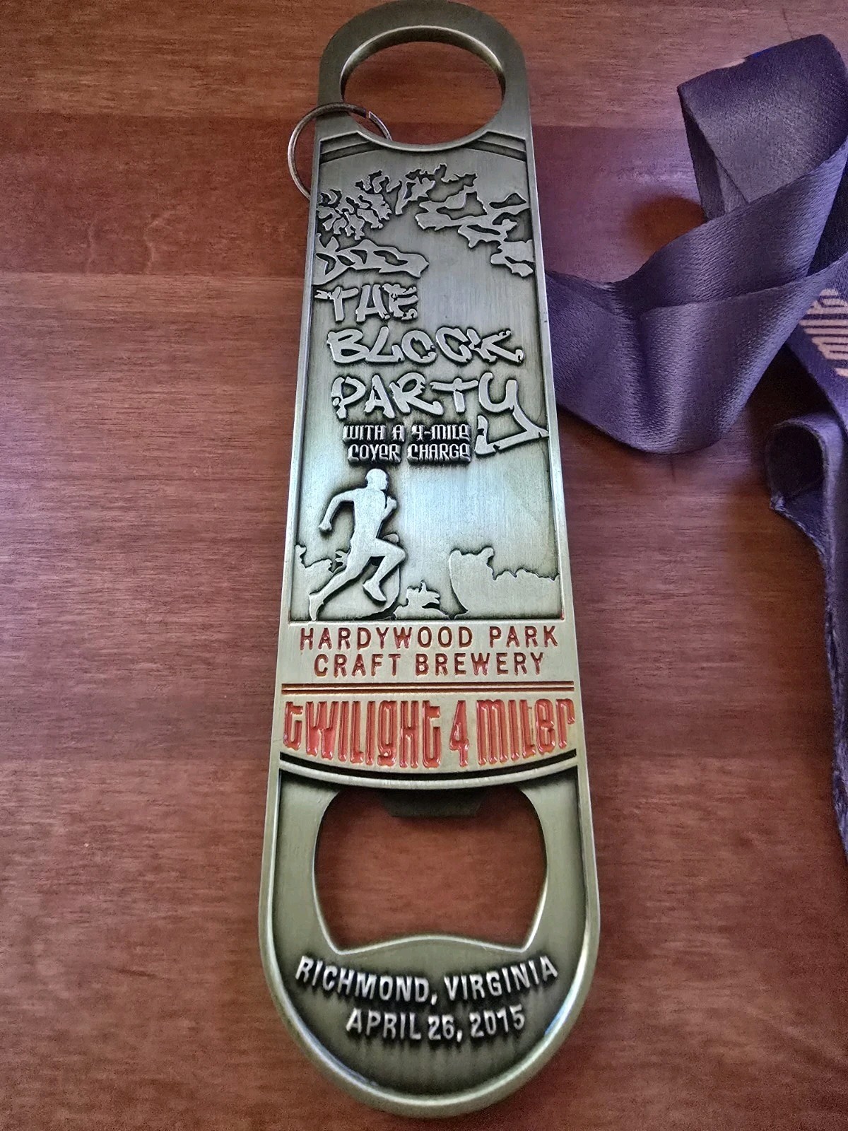 Metal Bartender Speed Bottle Opener Church Key Collectible Richmond VA Brewery