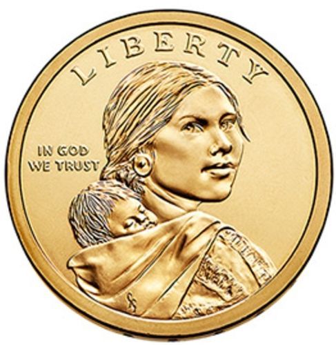 2017 P&D NATIVE AMERICAN Sequoyah Dollar 2 Coin set US Mint!!