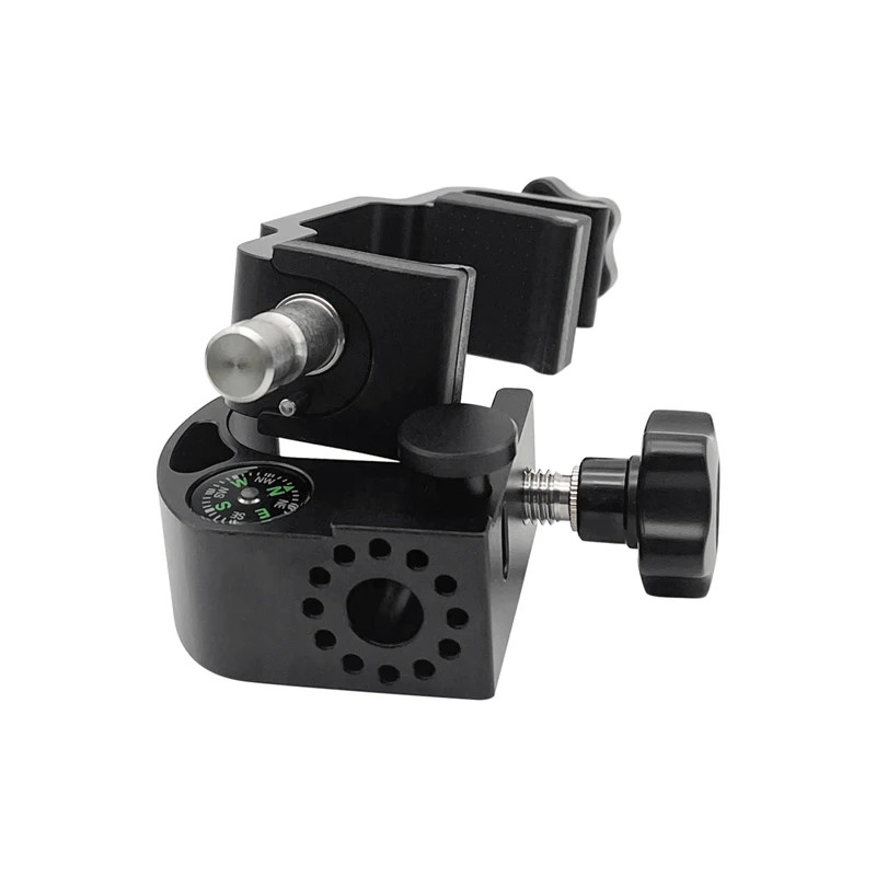 Corrosion-resistant GPS Pole Clamp With Compass &Open Data Collector Cradle