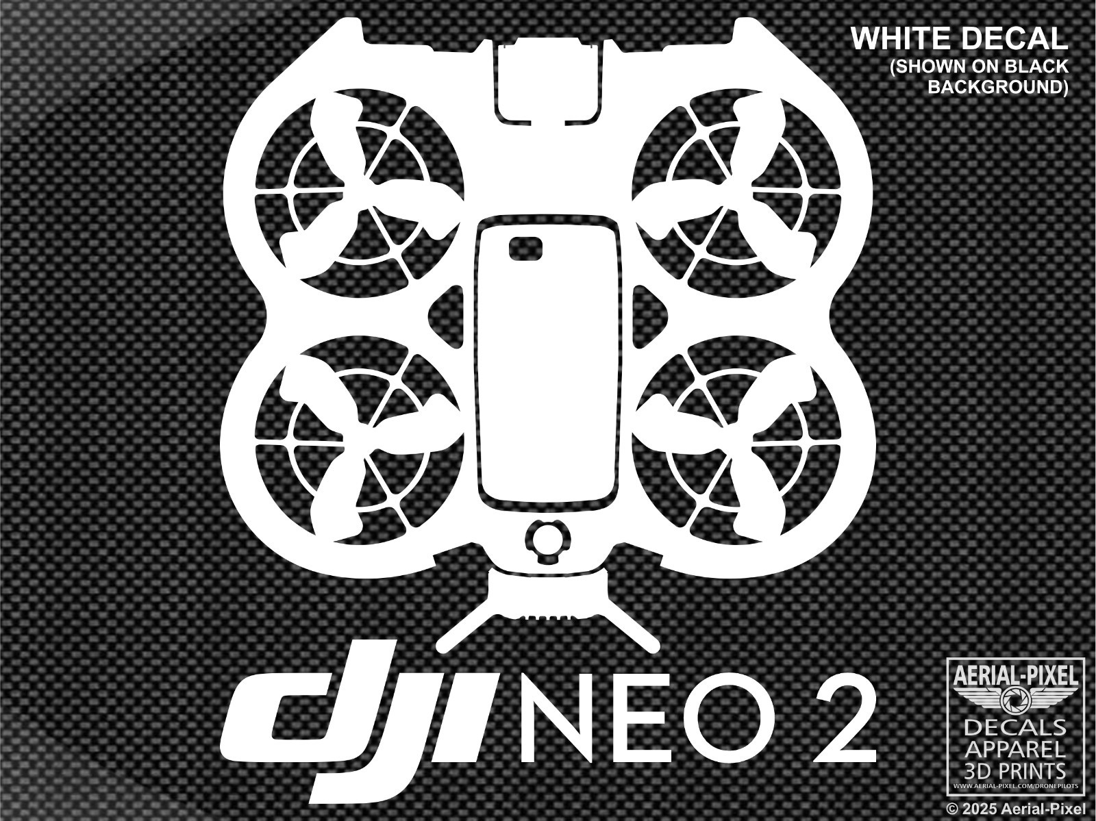 DJI Neo 2 Case & Vehicle Decal Drone Sticker