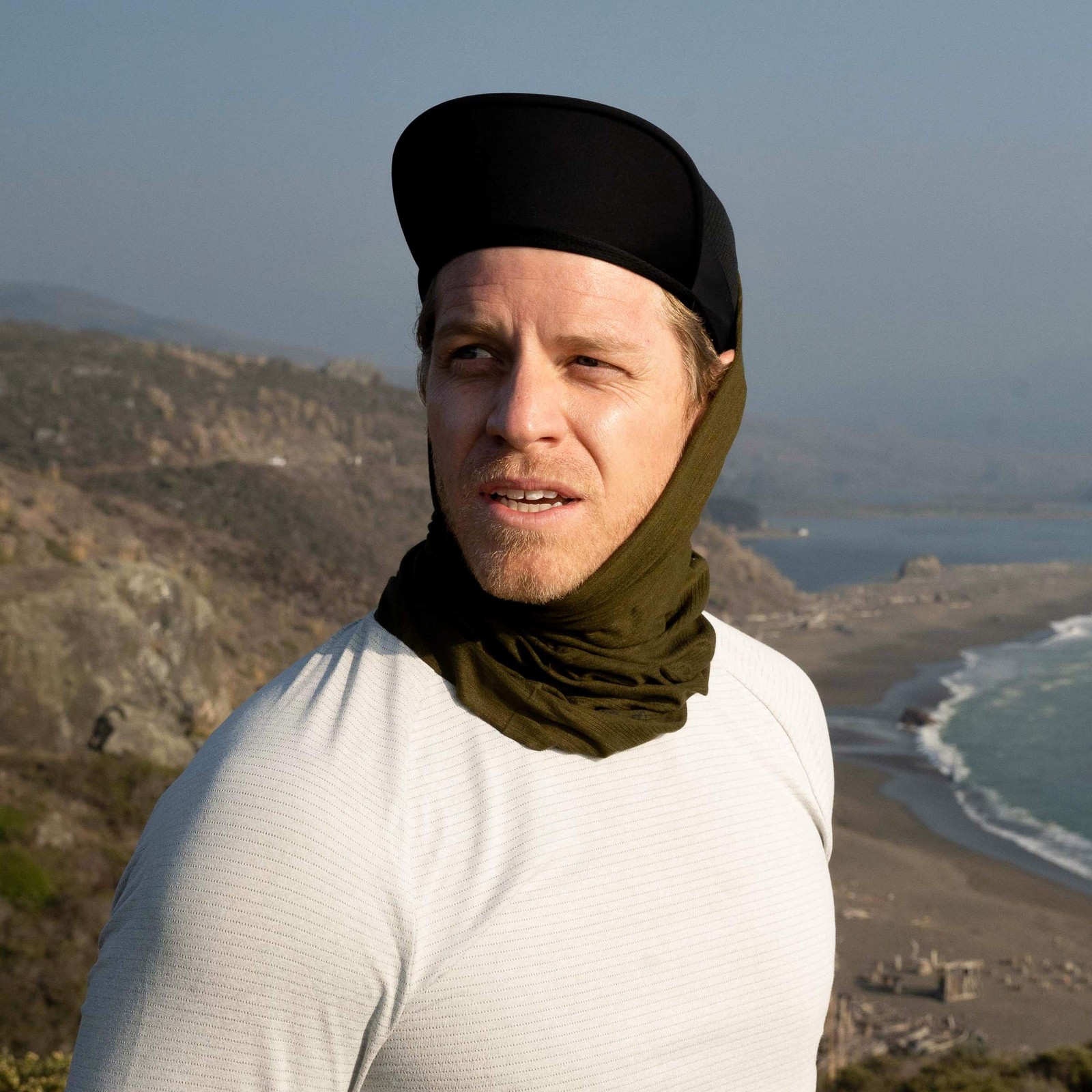 BUFF Original EcoStretch Neck Covering UPF 50 Multi-functional Black Bandana