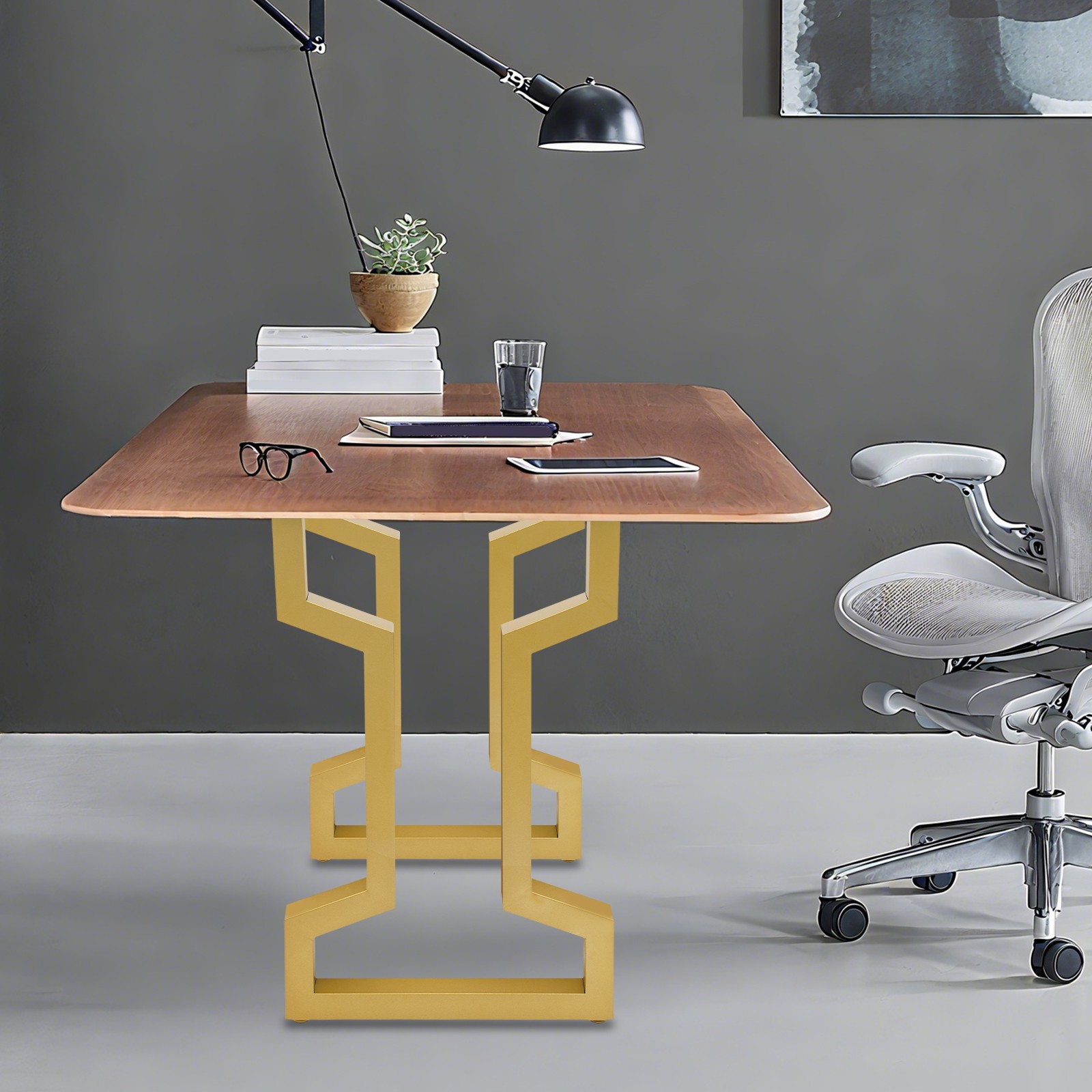 Gold Table Frame, Table Leg for Coffee Table 2 PCS Dining Table