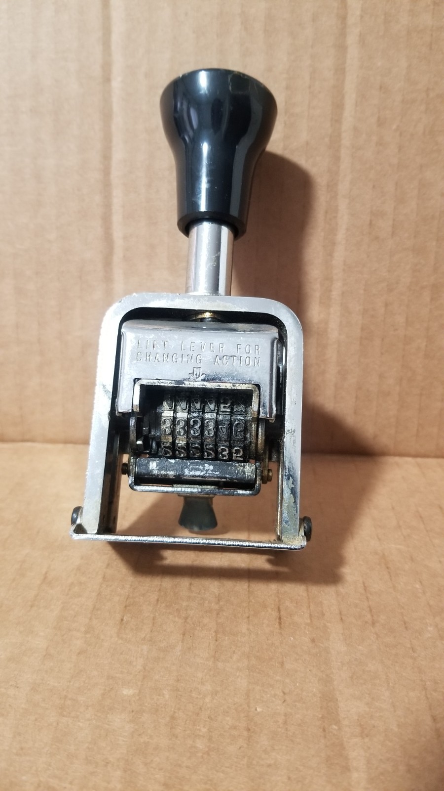 Vintage Ertan Model 188 Automatic Numbering Machine Working VGC