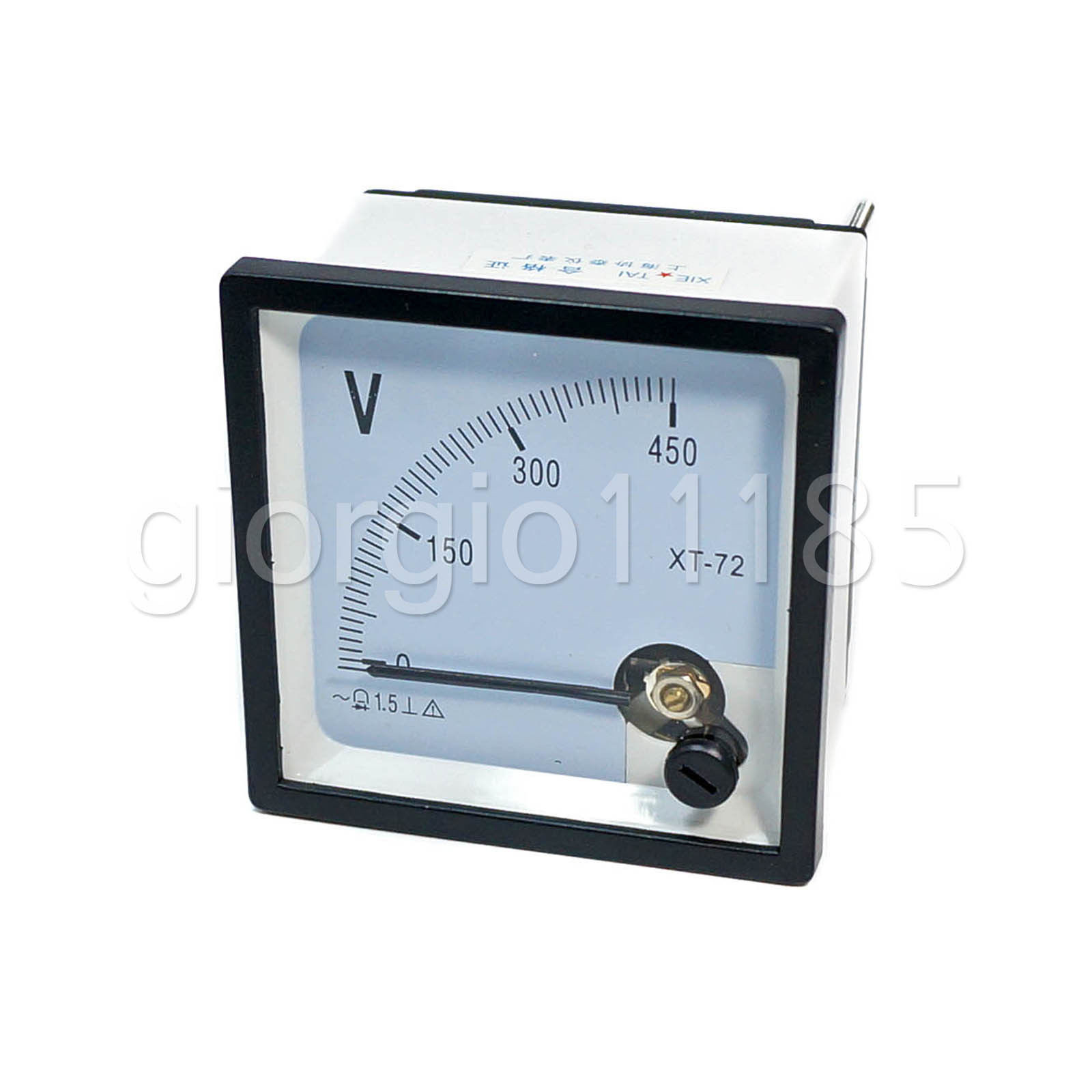 US Stock AC 0~450V Square Analog Volt Pointer Needle Panel Meter Voltmeter XT-72