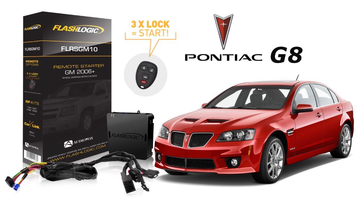 Flashlogic Remote Start for 2009 G8 Pontiac V8 w/Plug & Play Harness
