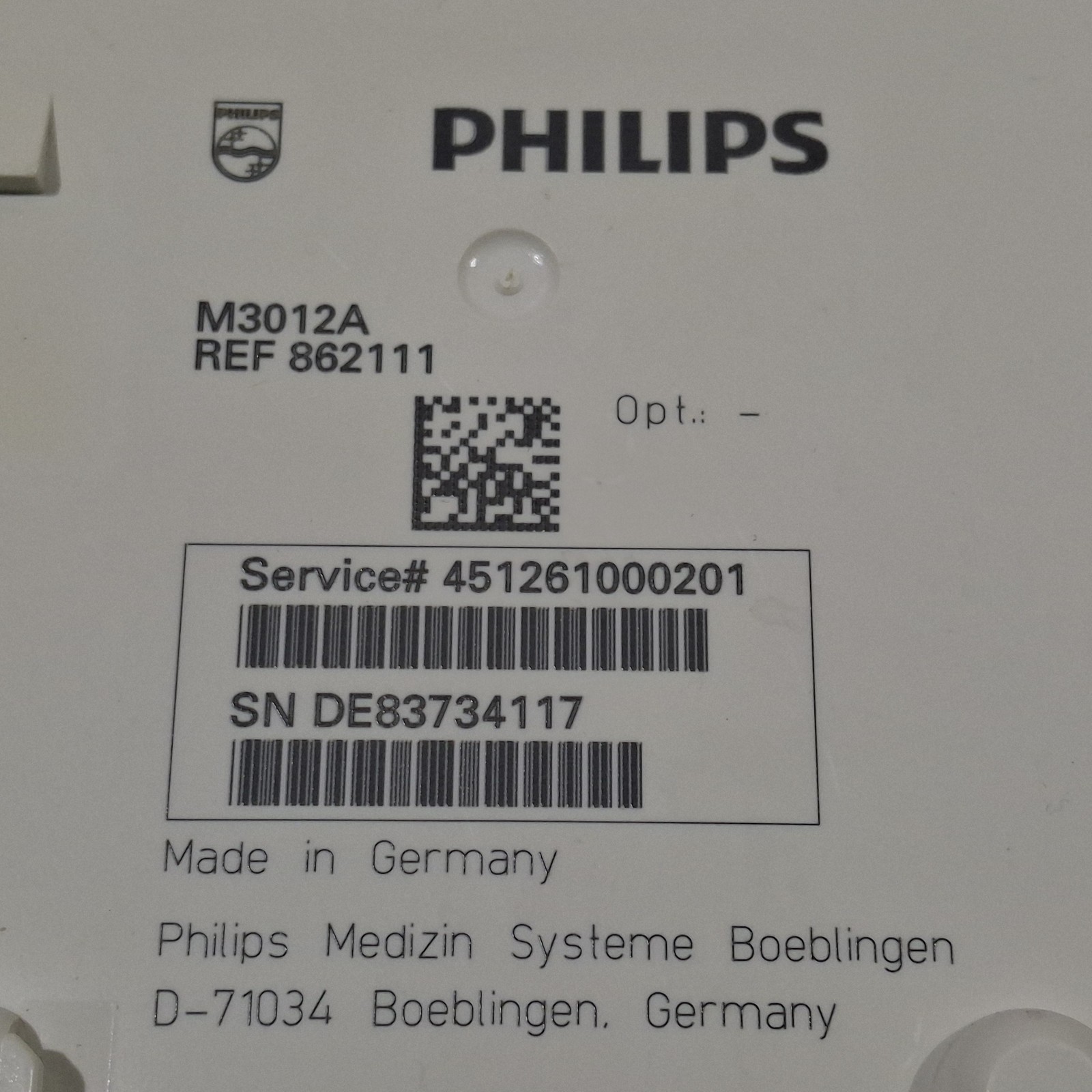 Philips M3012A MMS Extension Module