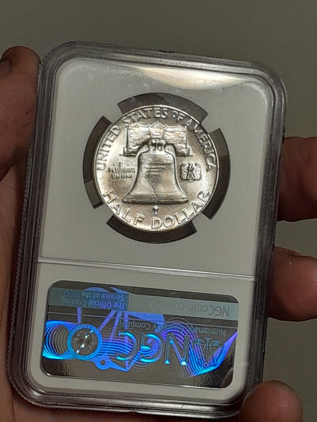 1963-D Franklin Silver Half Dollar ~ NGC MS64