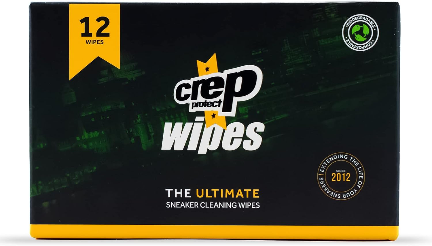 Shoe Wipes - Biodegradable, Dual-Sided Sneaker Cleaning Wipes for Quick Dirt & S