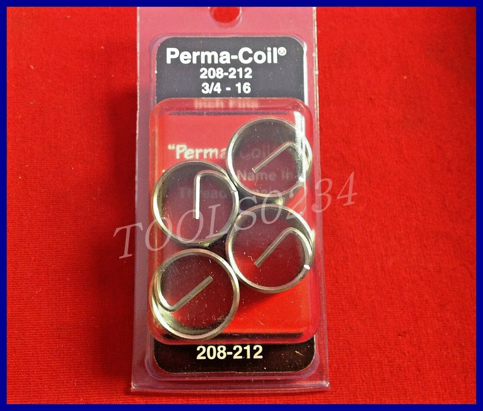 3/4-16 NF Thread Repair Inserts Perma Coil 208-212 Fits Heli Pack of 4 USA