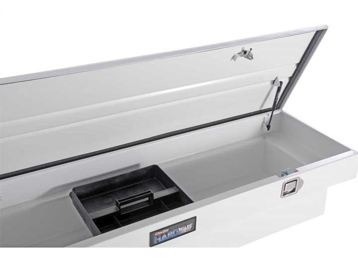 Dee Zee DZ8170S HARDware Series Crossover Tool Box White Single Lid Full Size