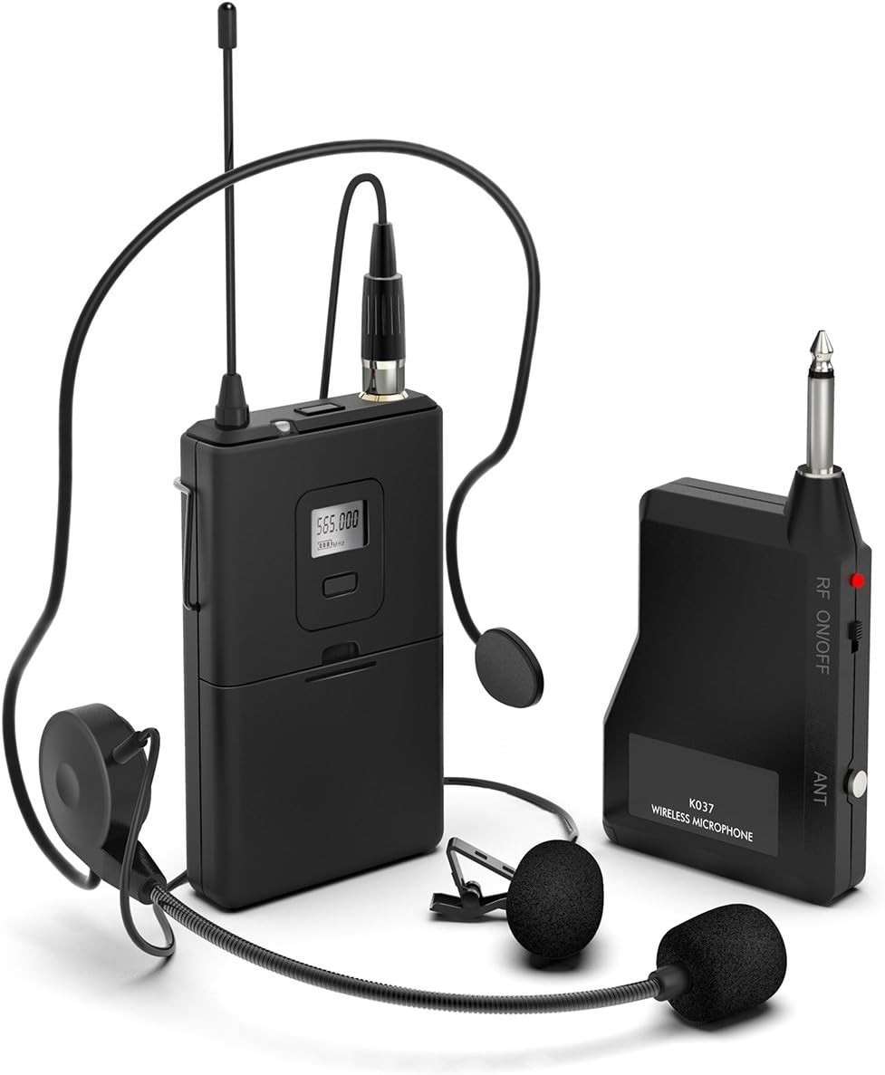 Microfonos Profesionales Inalambricos Professional Recargables Diadema Estudio