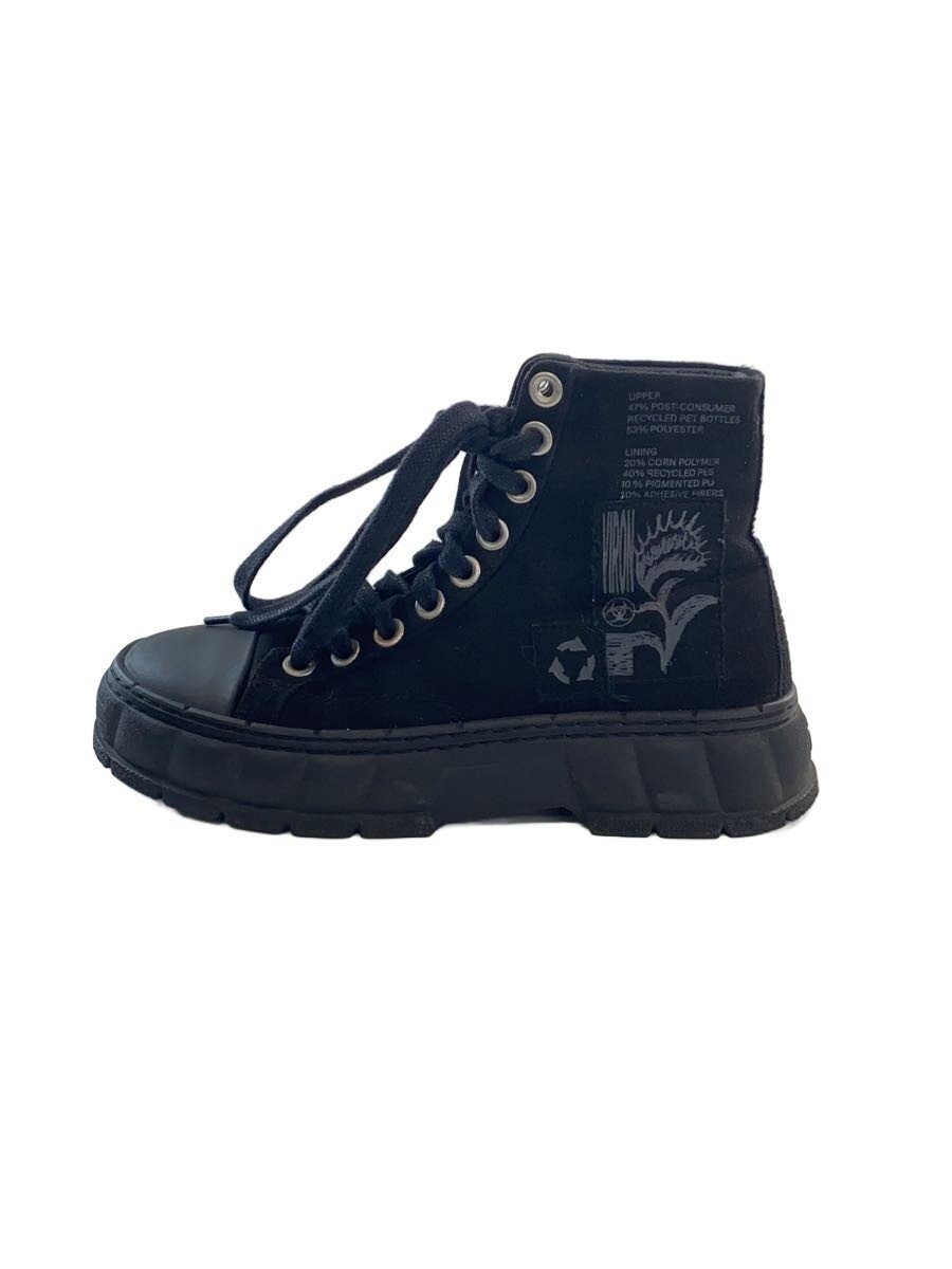 Viron/Lace-Up Boots/-/Blk/Canvas 3546