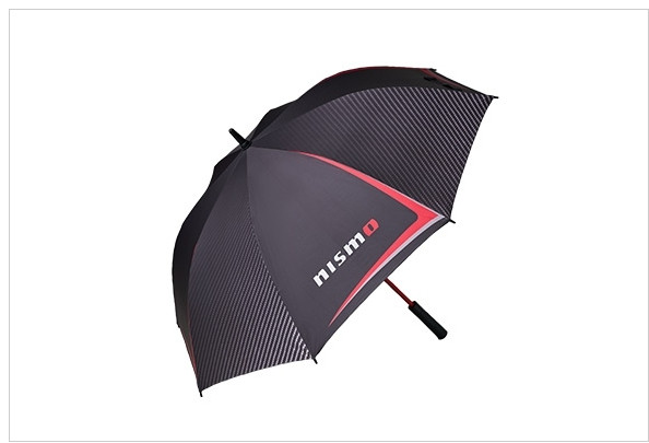 Nissan Collection Circuit Parasol Black Black Carbon Pattern Nismo Logo Print