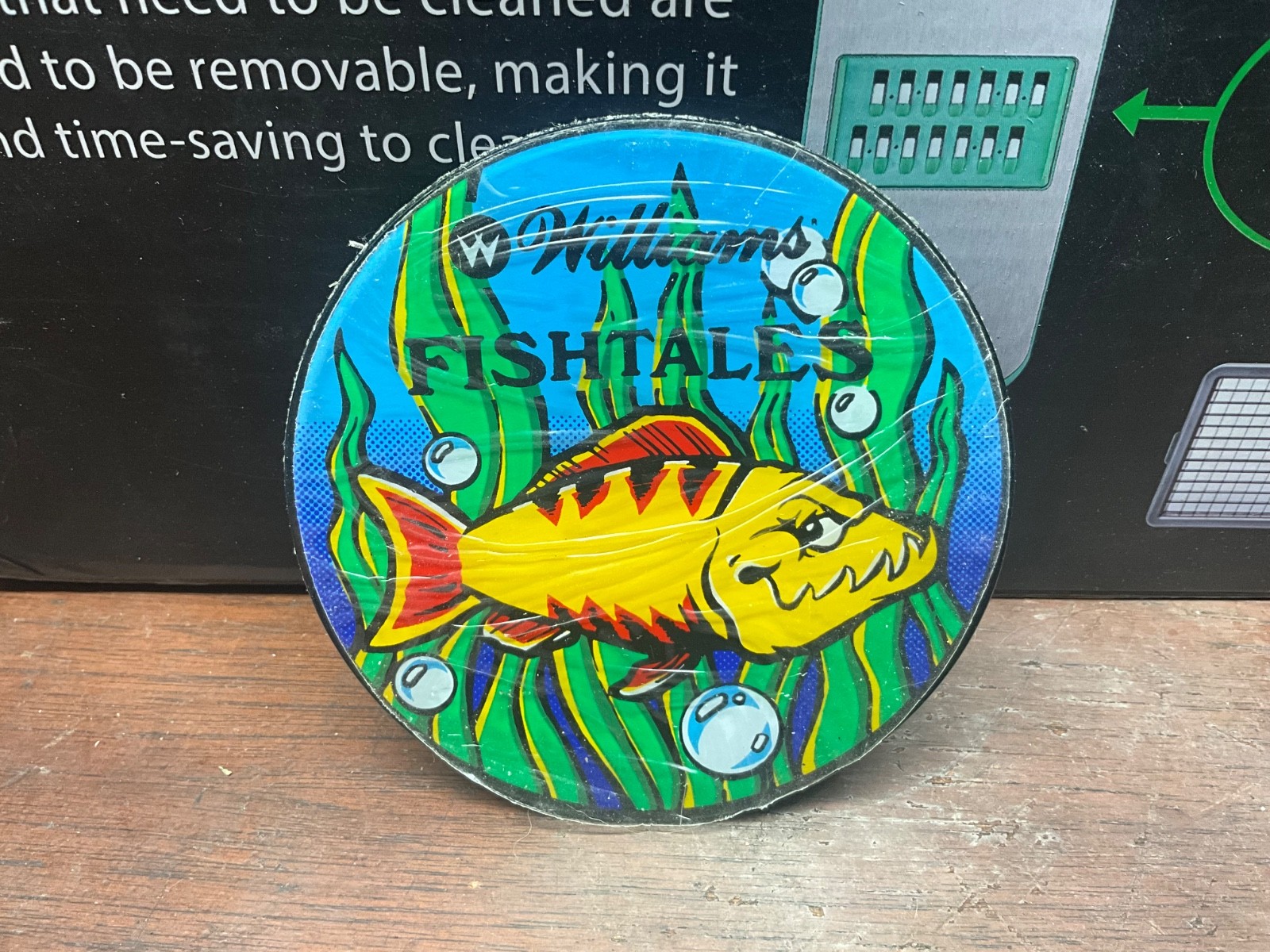 Fishtales Fish Tales Promo plastic pinball coaster prize high score Please Read