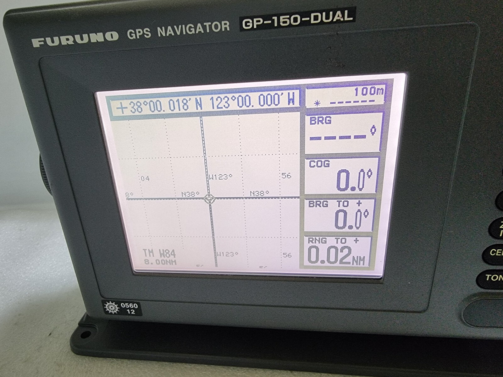 FURUNO GP-150-DUAL MARINE GPS NAVIGATOR NO POWER CABLE!