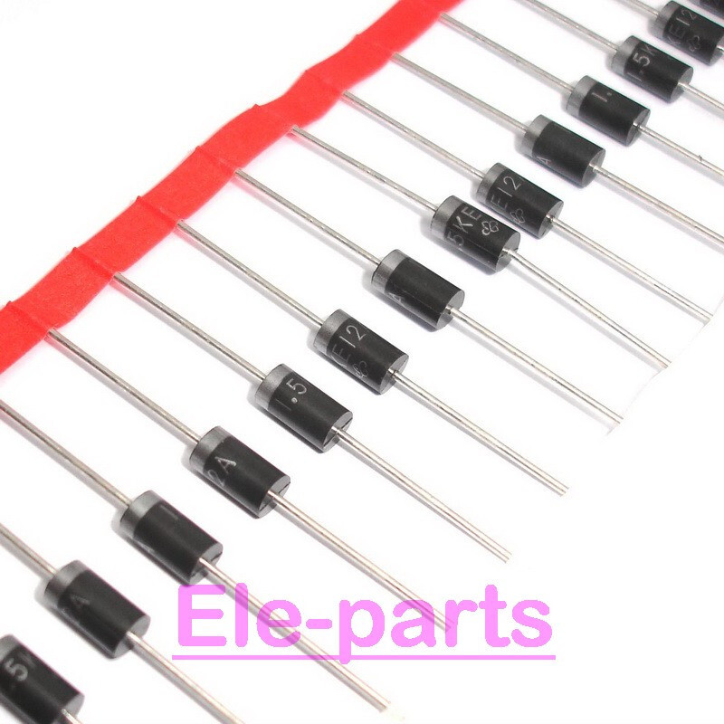 50 PCS 1.5KE12A DO-27 1.5KE12 1500W Voltage Suppressor Diodes Rectifiers