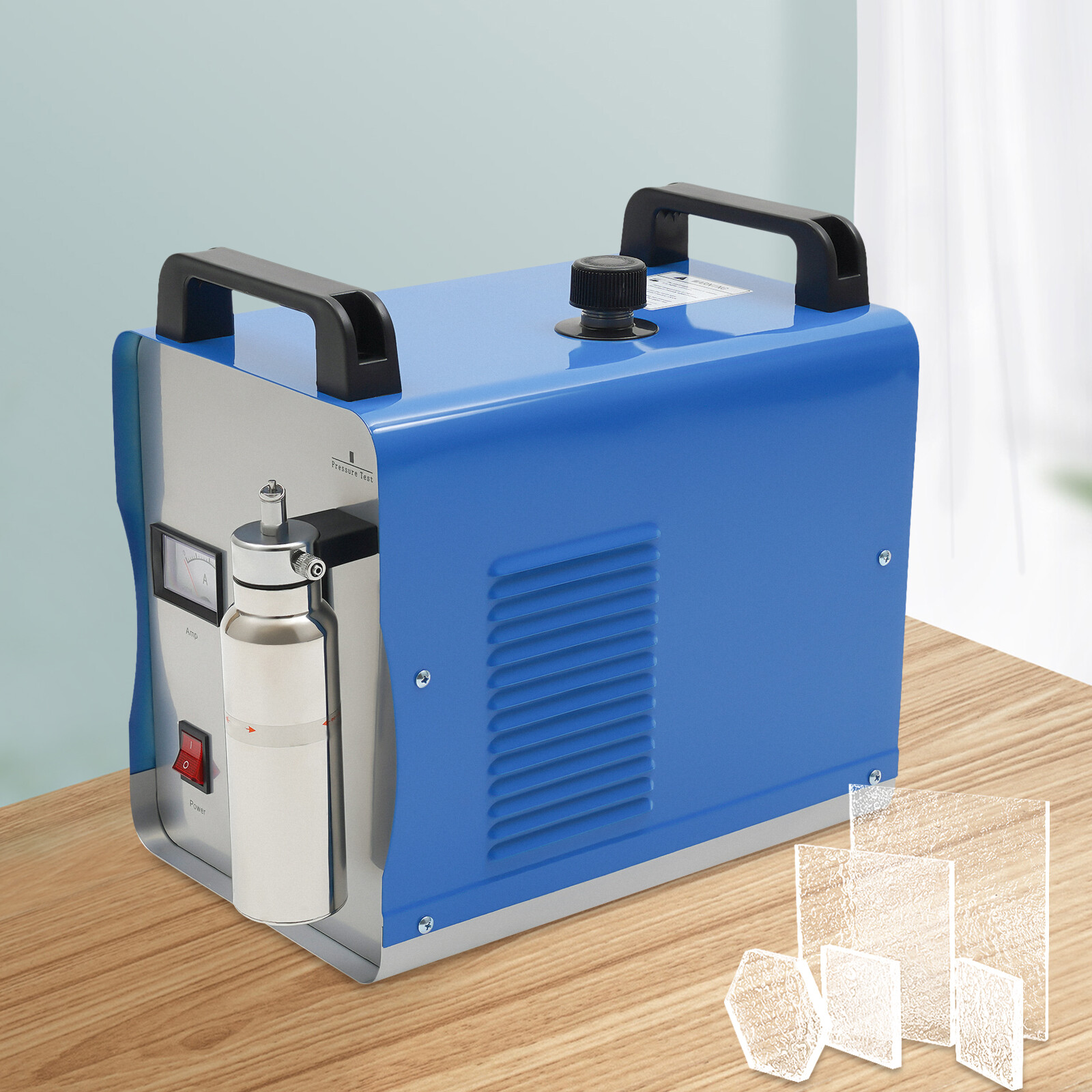 75L Oxygen Hydrogen Water Flame Torch Polisher H160 Acrylic Welding Machine 300W
