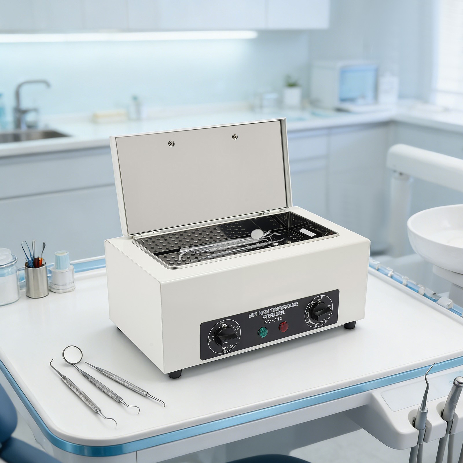 Dental Medical Dry Heat Sterilizer Autoclave Vet Tattoo Sterilizer Equipment