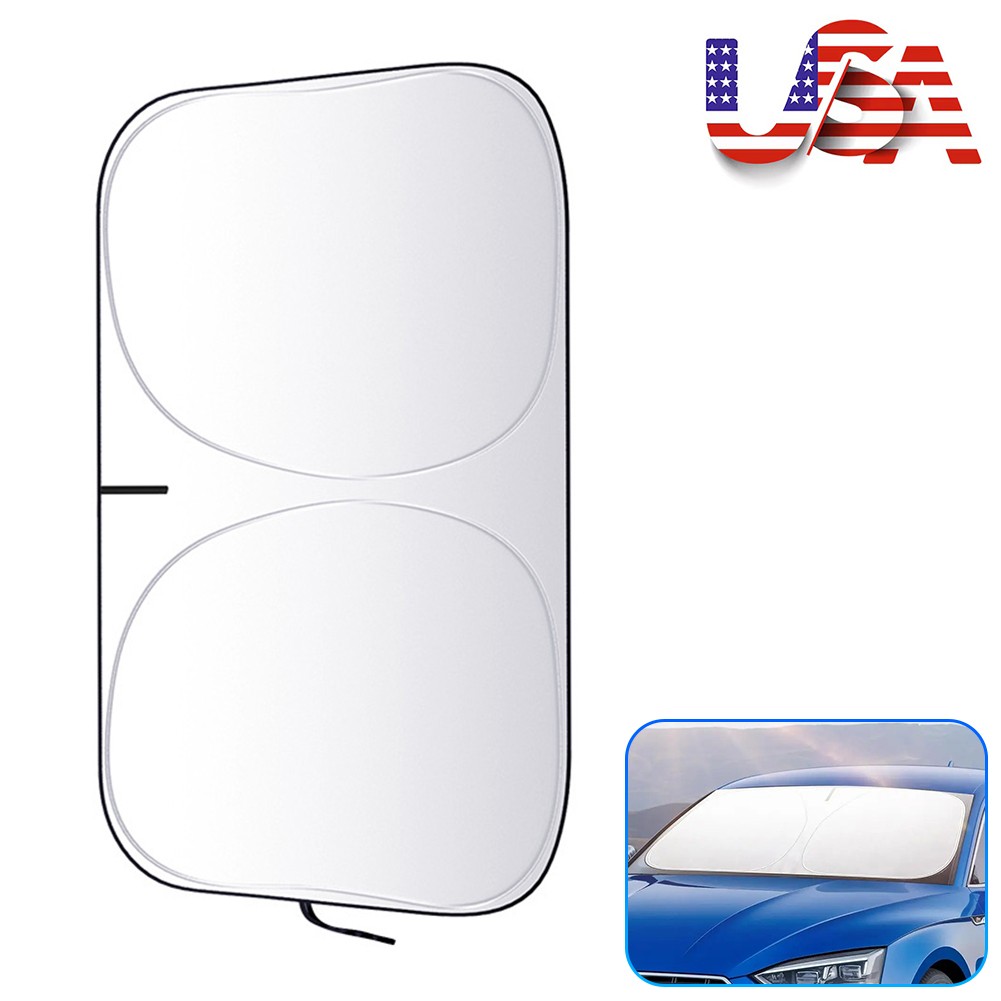 1PC 145*80 Car Sunshade Window Film Windshield Visor Cover UV Protect Reflector
