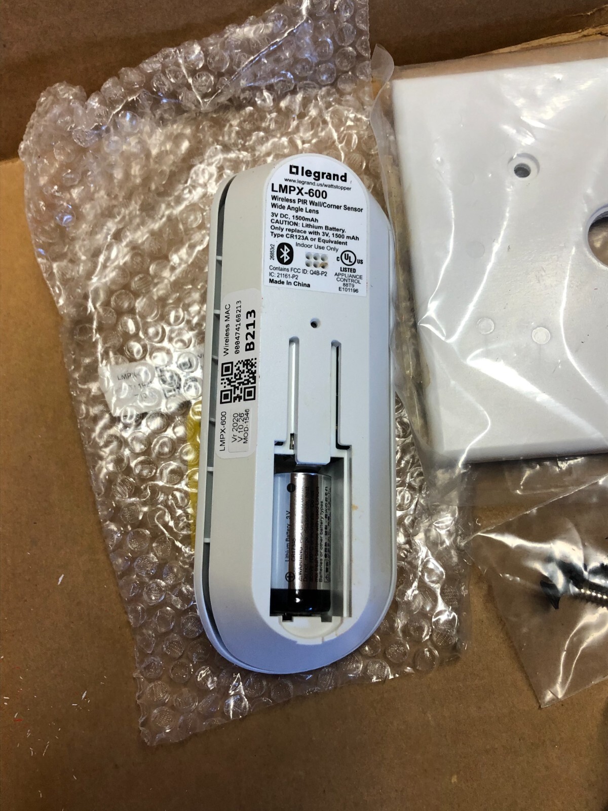 LEGRAND LMPX-600 WIRELESS PIL WALL/CORNER SENSOR