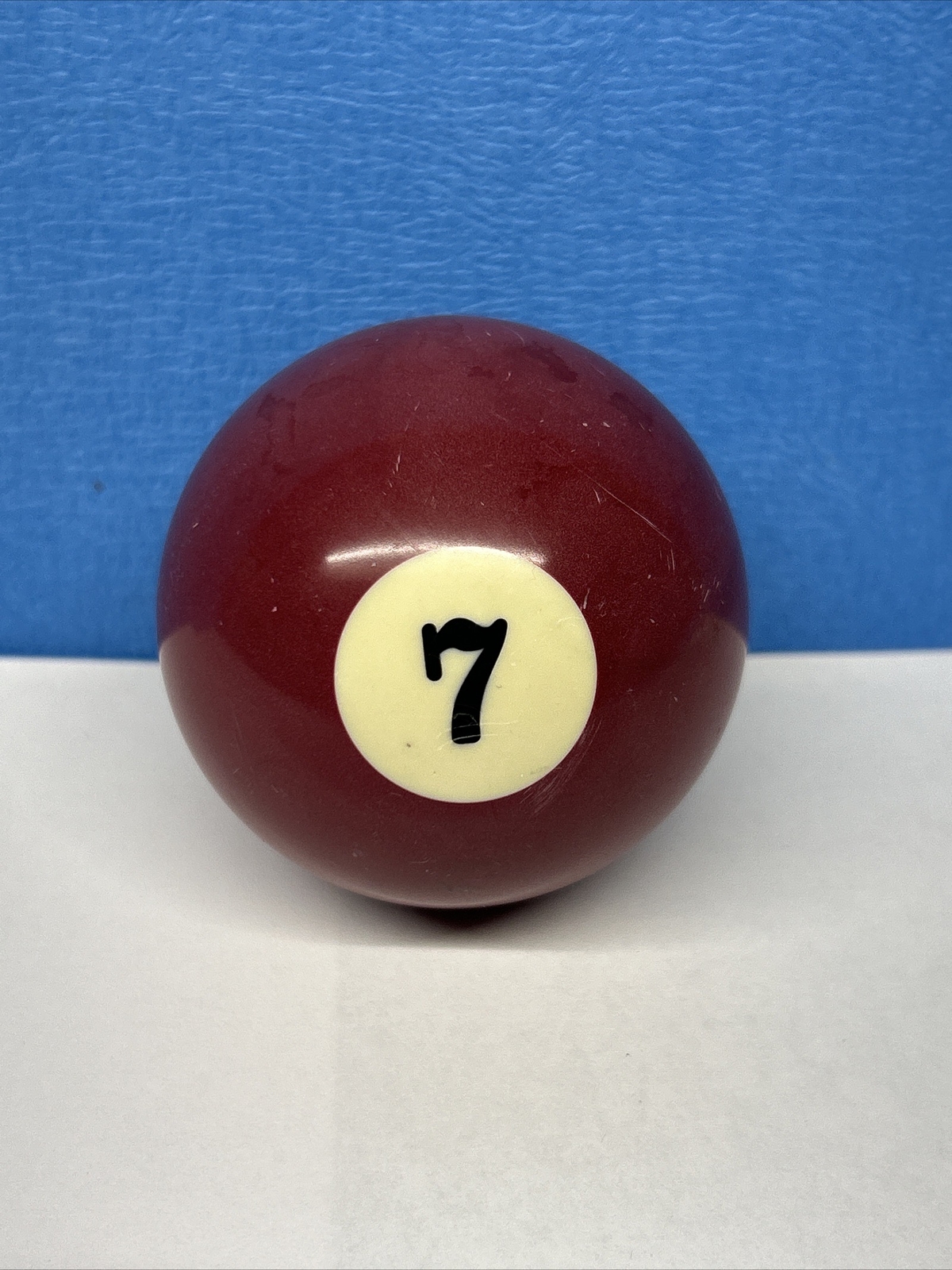 Sportcraft Replacement Billiard Pool Ball Number 7 Solid Red