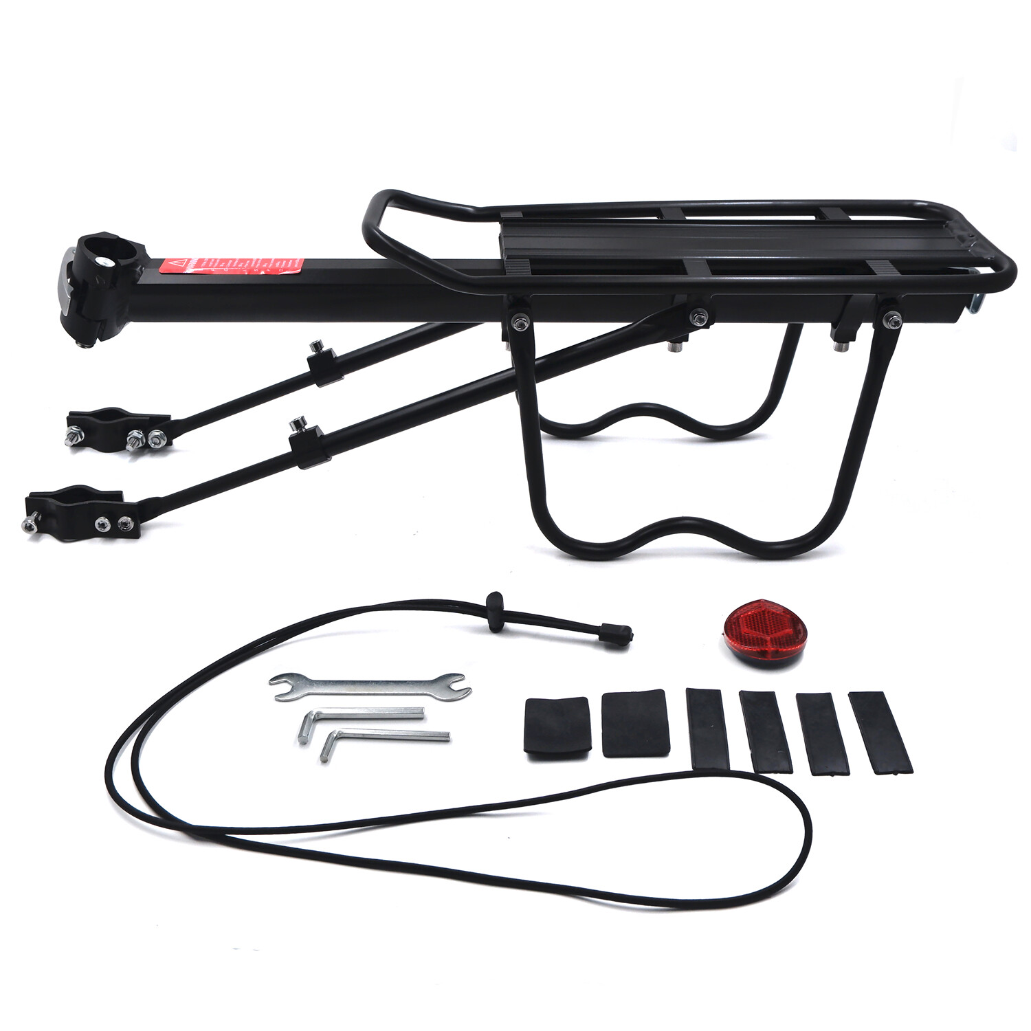 Metal Bicycle Mountain Bike Rear Rack Seat Mount Pannier Luggage Carrier Up30KG