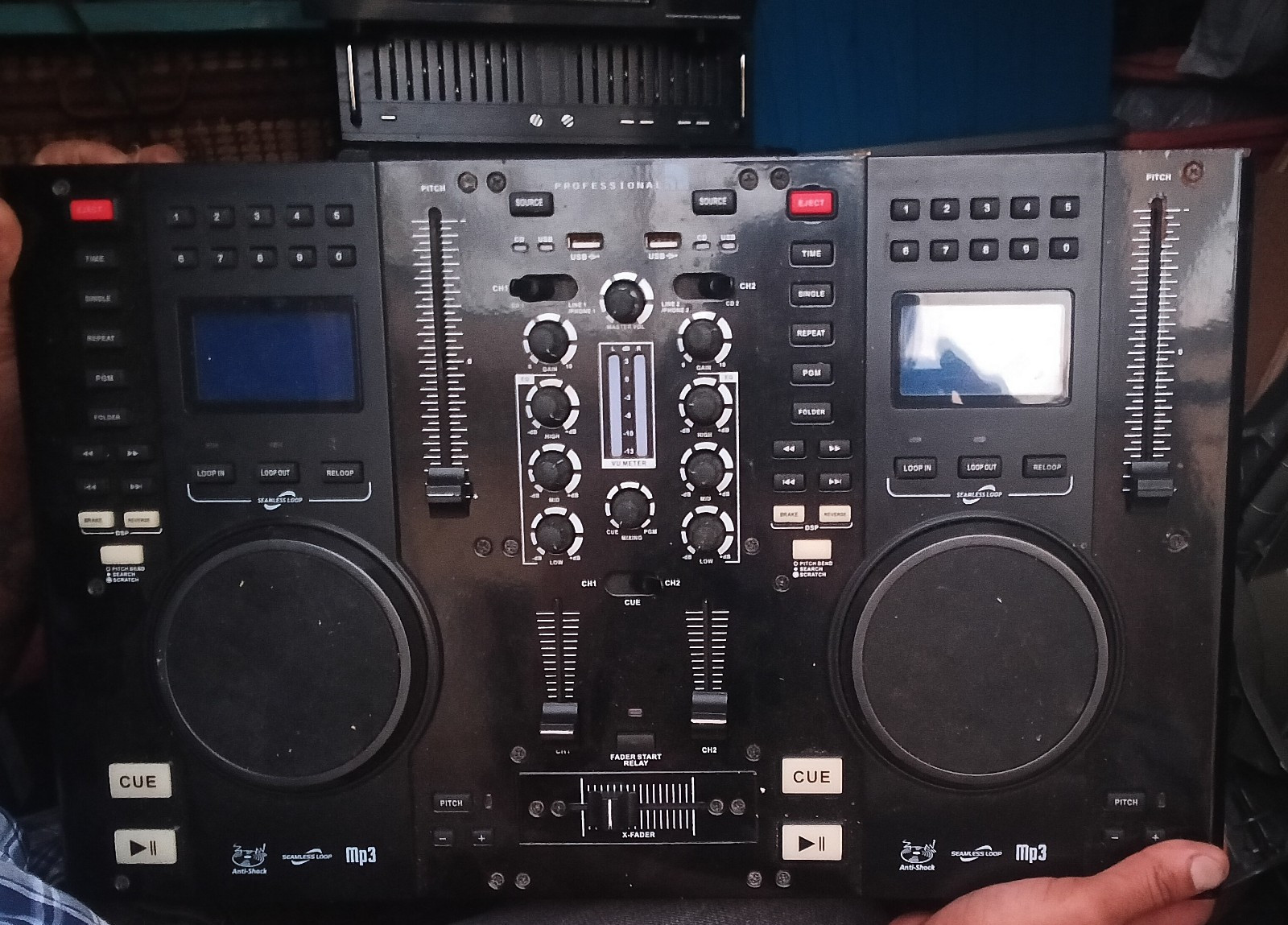 Edison Scratch 2500 MKIV Professional Dual CD USB MP3 DJ Audio Mixer