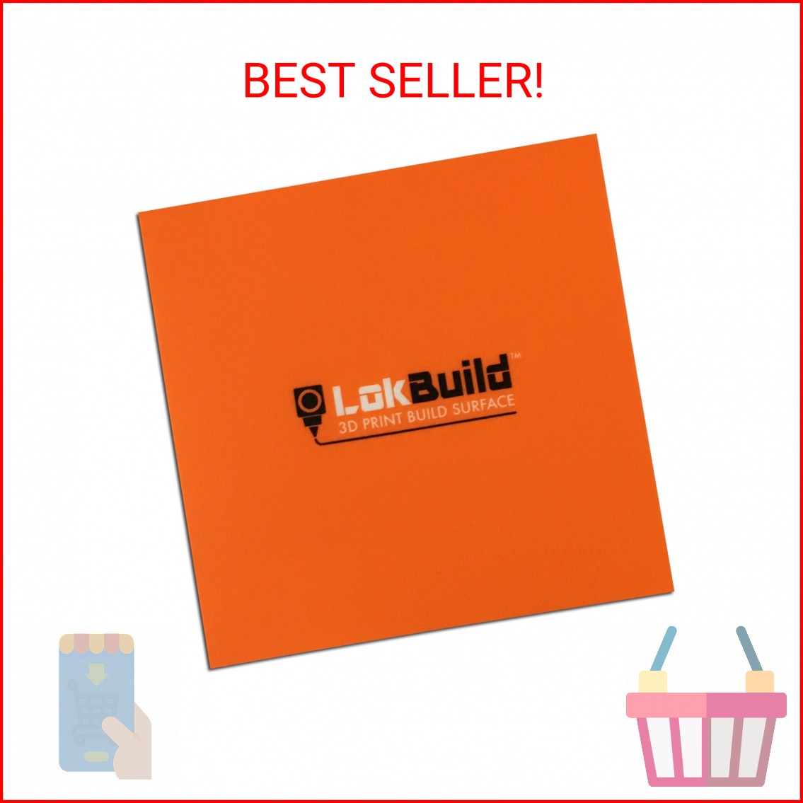 LOKBUILD 3D PRINT BUILD SURFACE 203MM