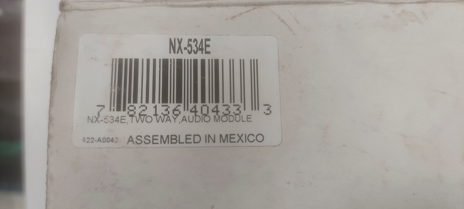 Interlogix NX-534E Two-Way Voice Module