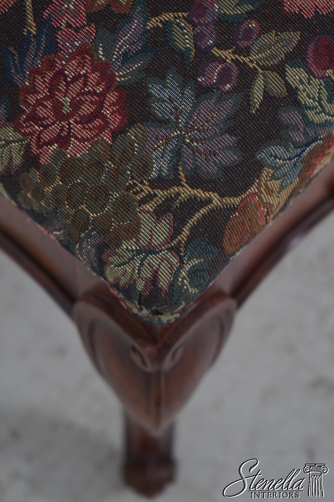 L64191EC: Tapestry Upholstery French Style Long Window Bench