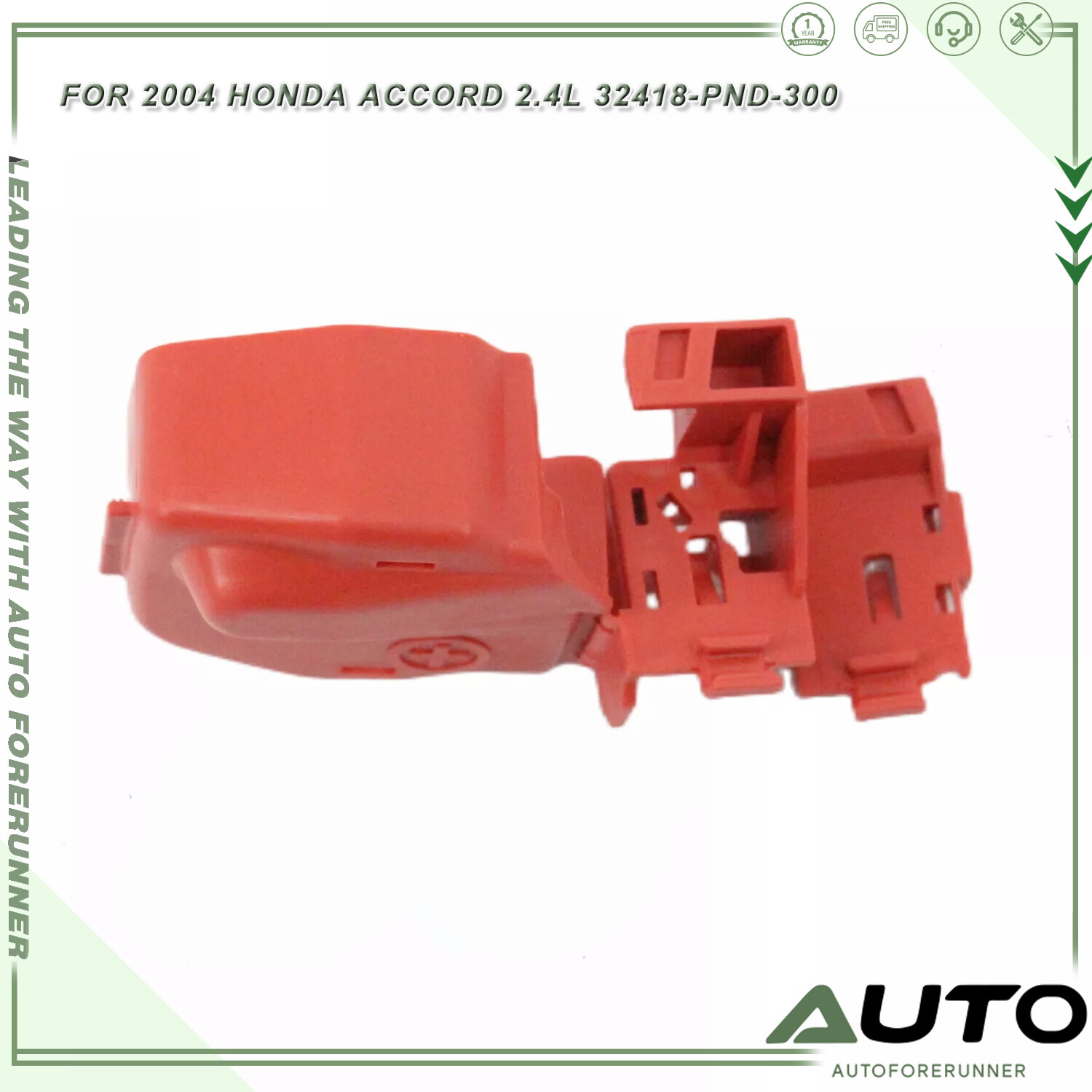 Battery Terminal Cover Red for HONDA ACCORD CIVIC CIVIC TSX 32418-PND-300 NEW