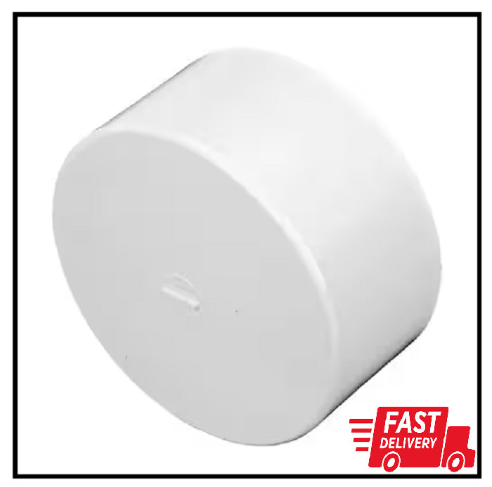 6 in. PVC S&D Cap - Plumbing, Drainage, Sewer, Pipe Fitting