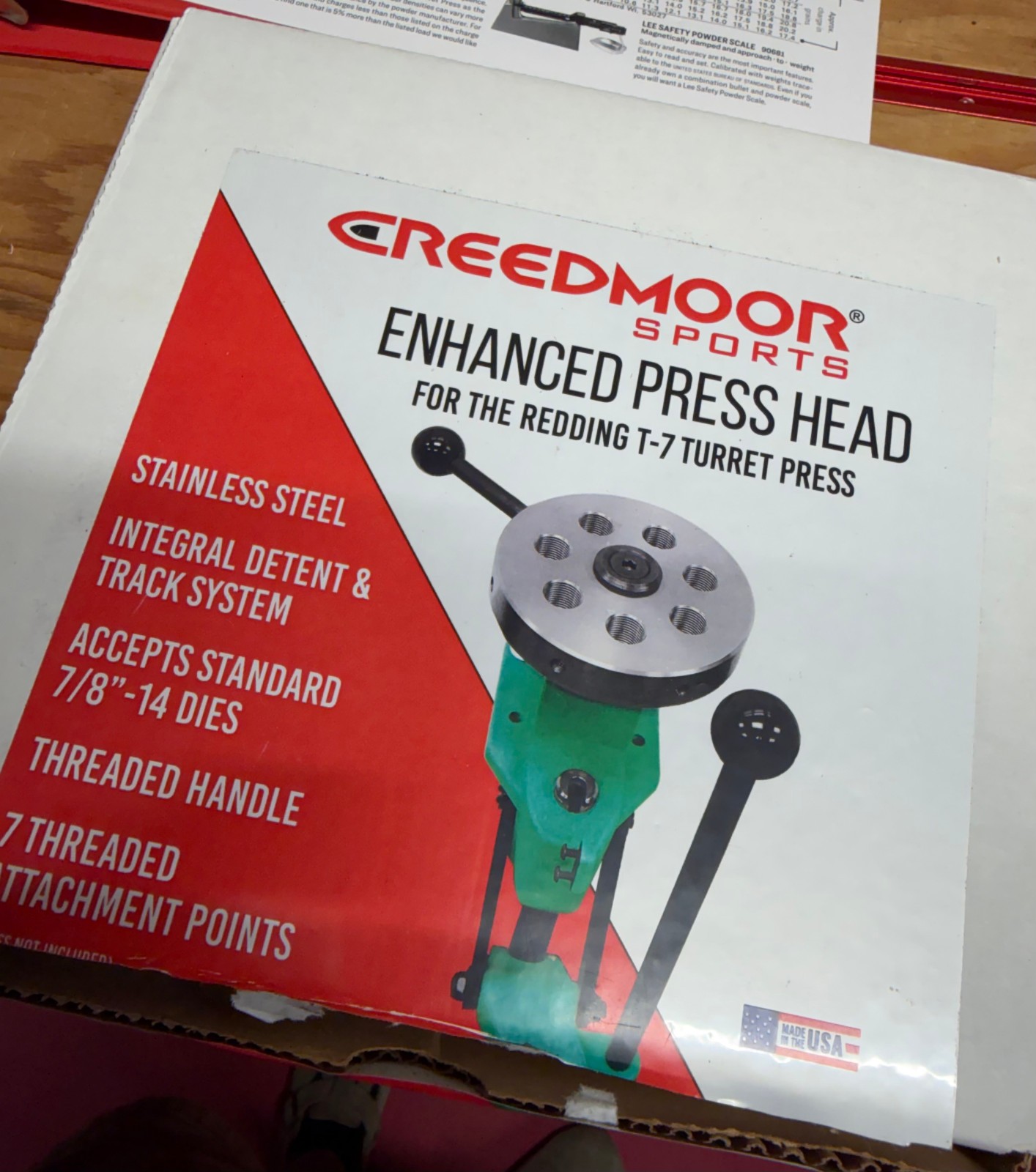 Creedmoor Sports Enhanced Press Head for the Redding T-7 Turret Press