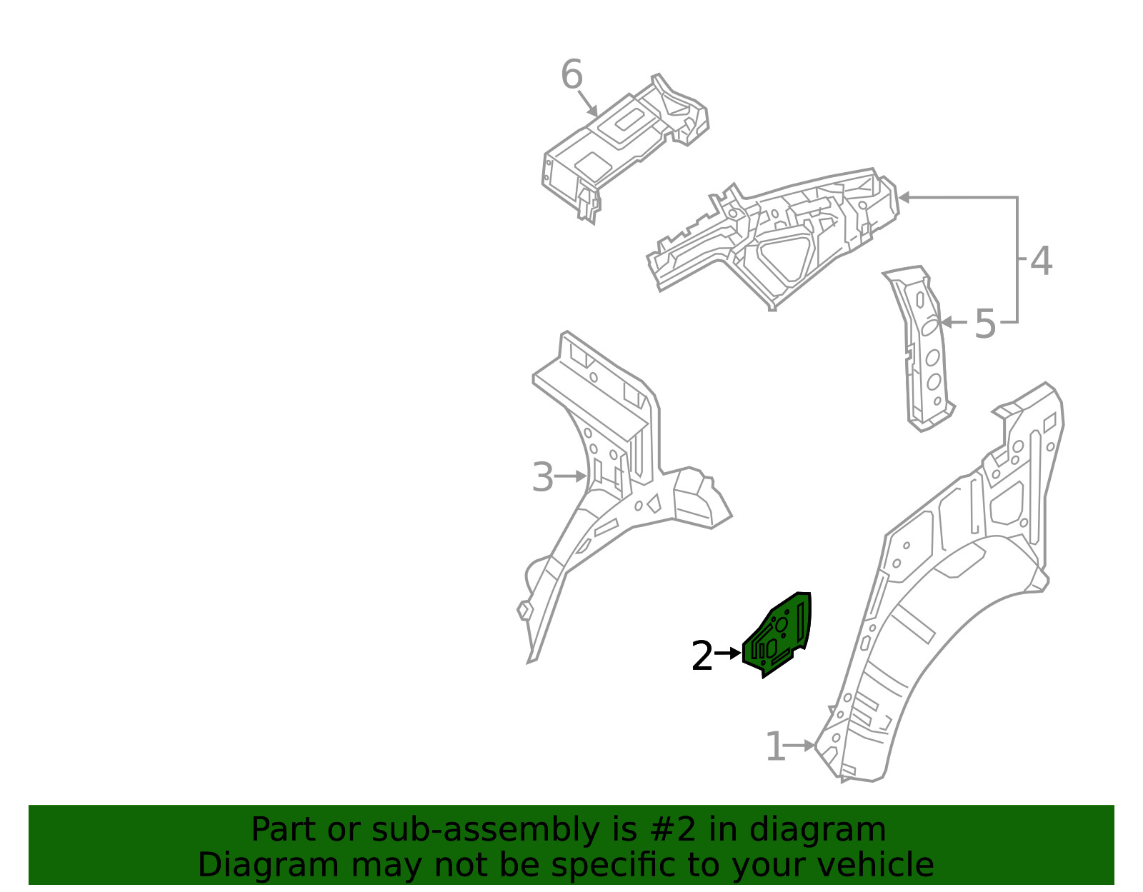Genuine Nissan Quarter Panel Extension G8137-4AFMA